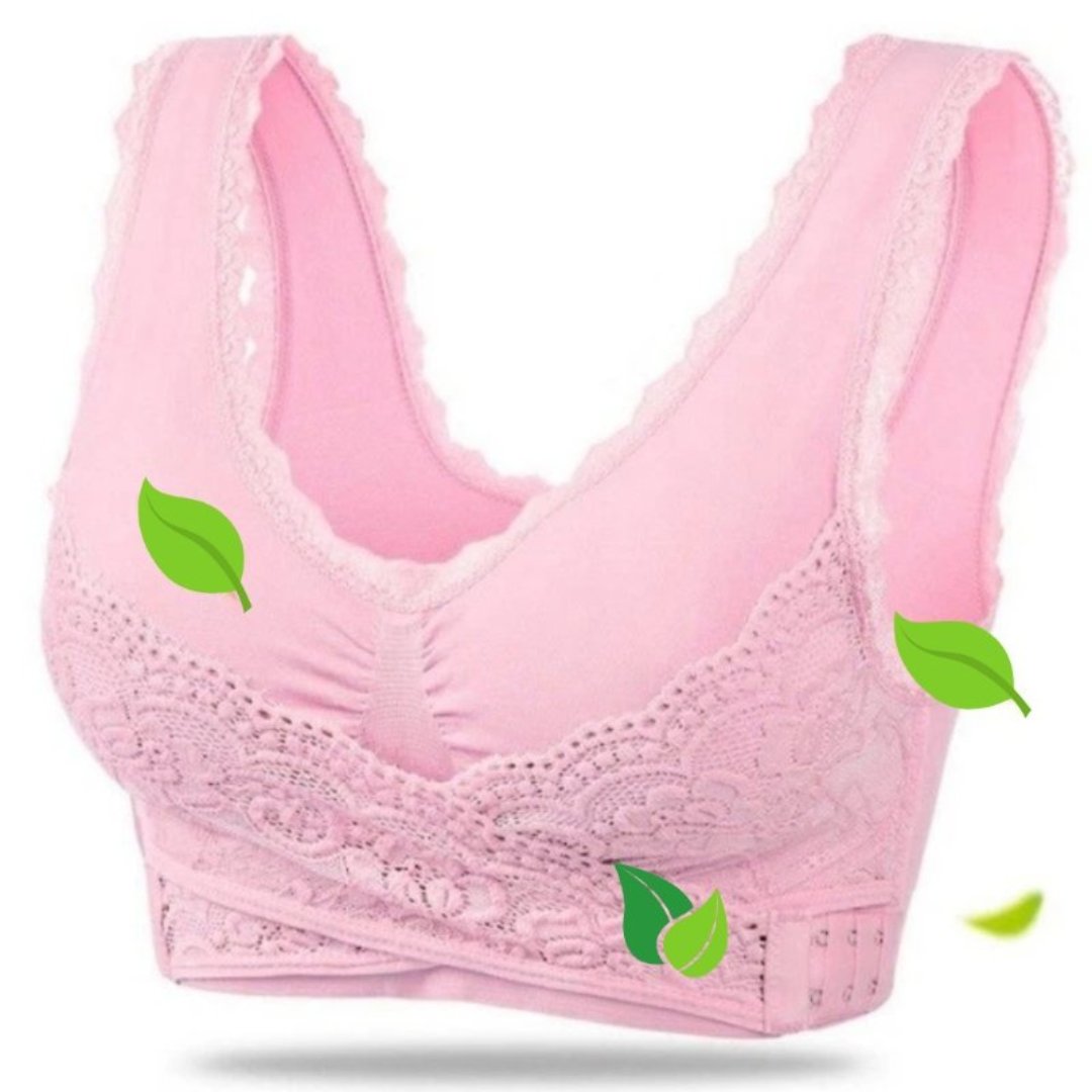 Almina | Damen Frontverschluss Stilvoll BH | Bequeme