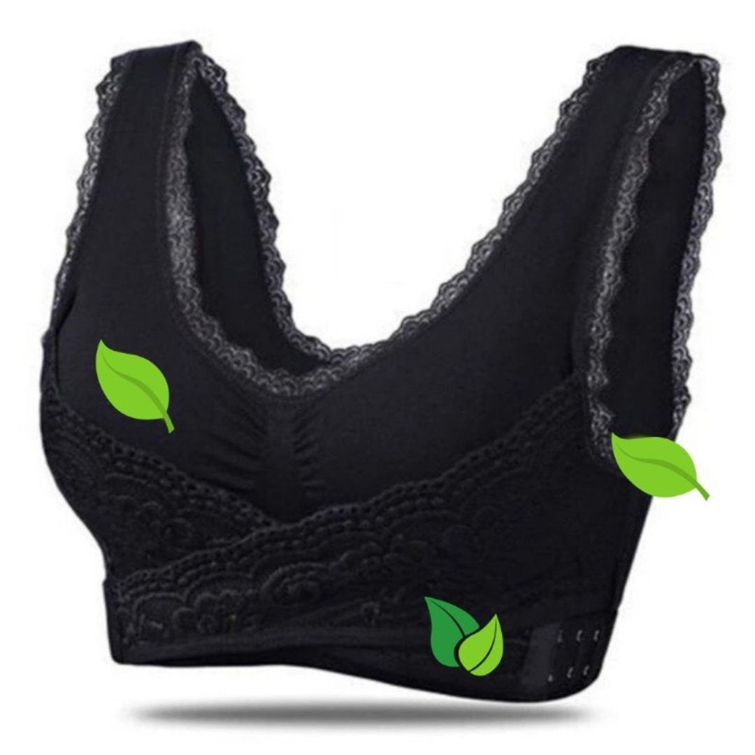 Almina | Damen Frontverschluss Stilvoll BH | Bequeme