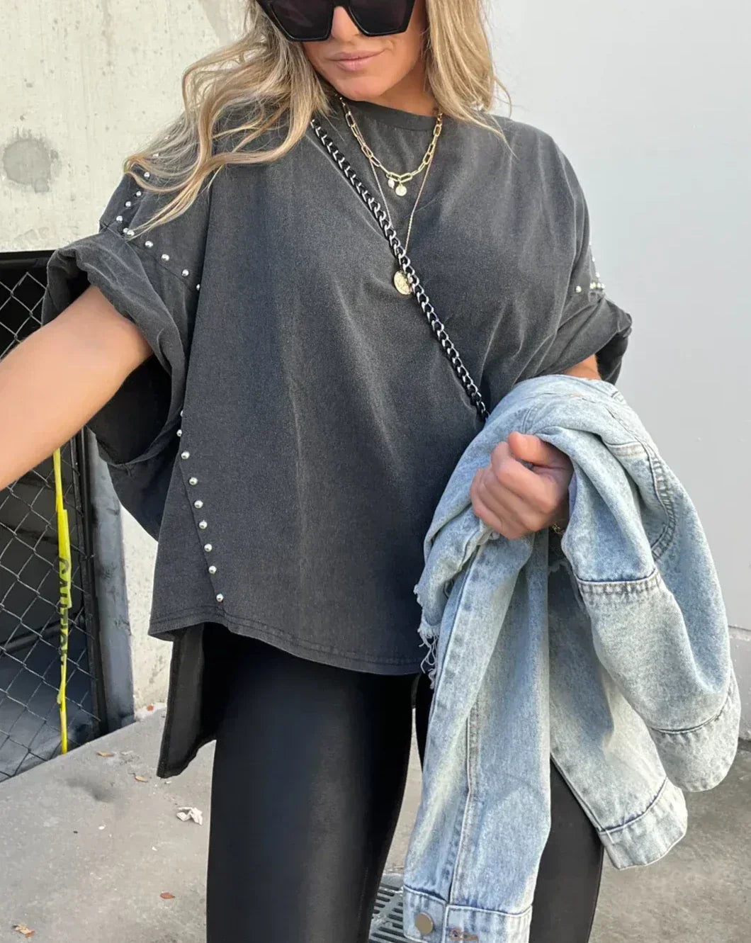 Bella – übergrobes hemd mit basics