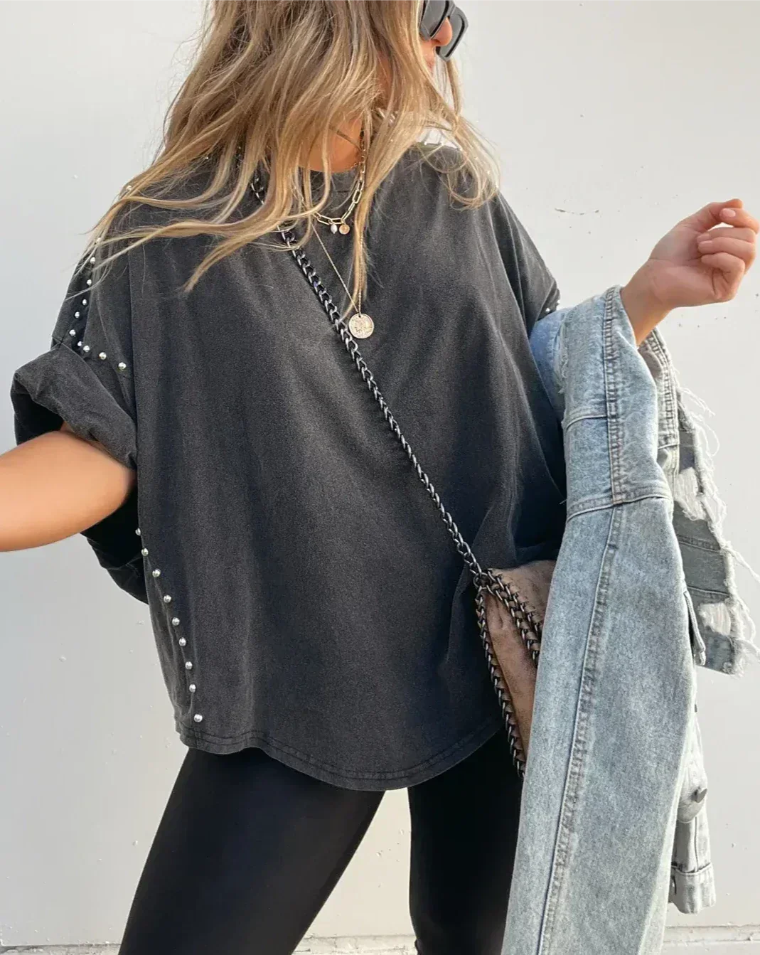 Bella – übergrobes hemd mit basics