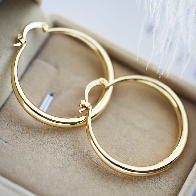 Vintage Goldene Ohrringe