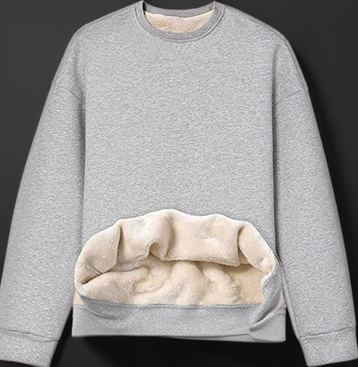 Dashina - Warmes Damen-Sweatshirt mit Sherpa-Fleece