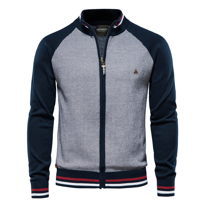 ASCANIO™ Baumwoll-Cardigan Mit Reißverschluss – Bequeme, Modische Herbstjacke
