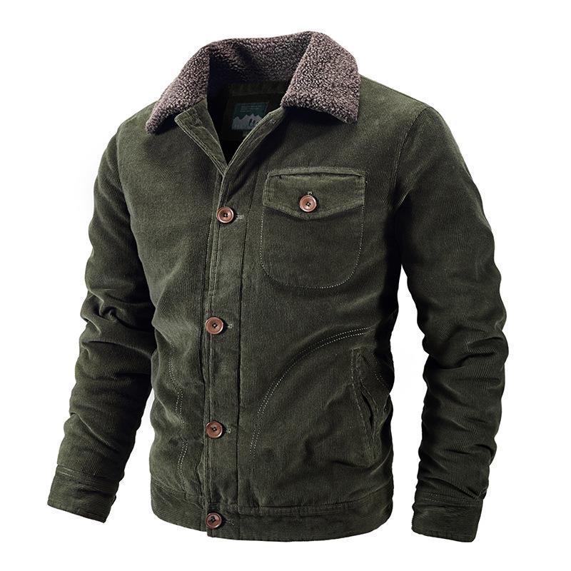 Vintage-Herrenjacke mit mehreren Taschen