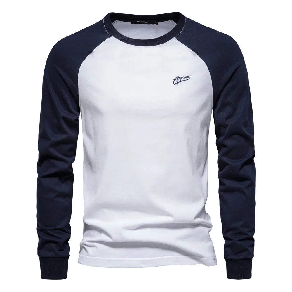 ZANO™ - Klassischer Baumwollpullover Mit Langen Ärmeln, Atmungsaktiv & Easy-Care
