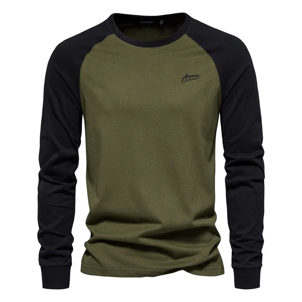 ZANO™ - Klassischer Baumwollpullover Mit Langen Ärmeln, Atmungsaktiv & Easy-Care