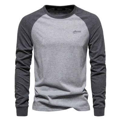 ZANO™ - Klassischer Baumwollpullover Mit Langen Ärmeln, Atmungsaktiv & Easy-Care