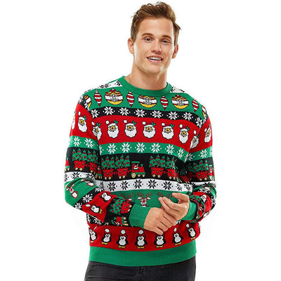 Nels - Unisex-Weihnachtspullover