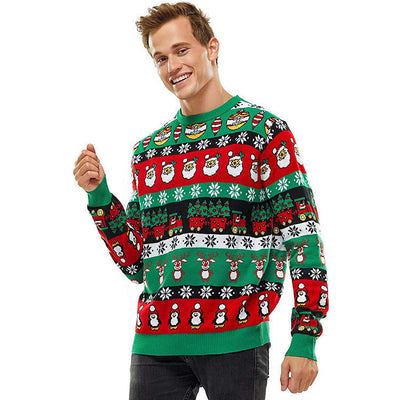 Nels - Unisex-Weihnachtspullover