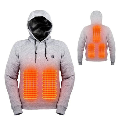 Kalipuiten | Herren USB-Elektroheizung Kapuzenpulli | Winter