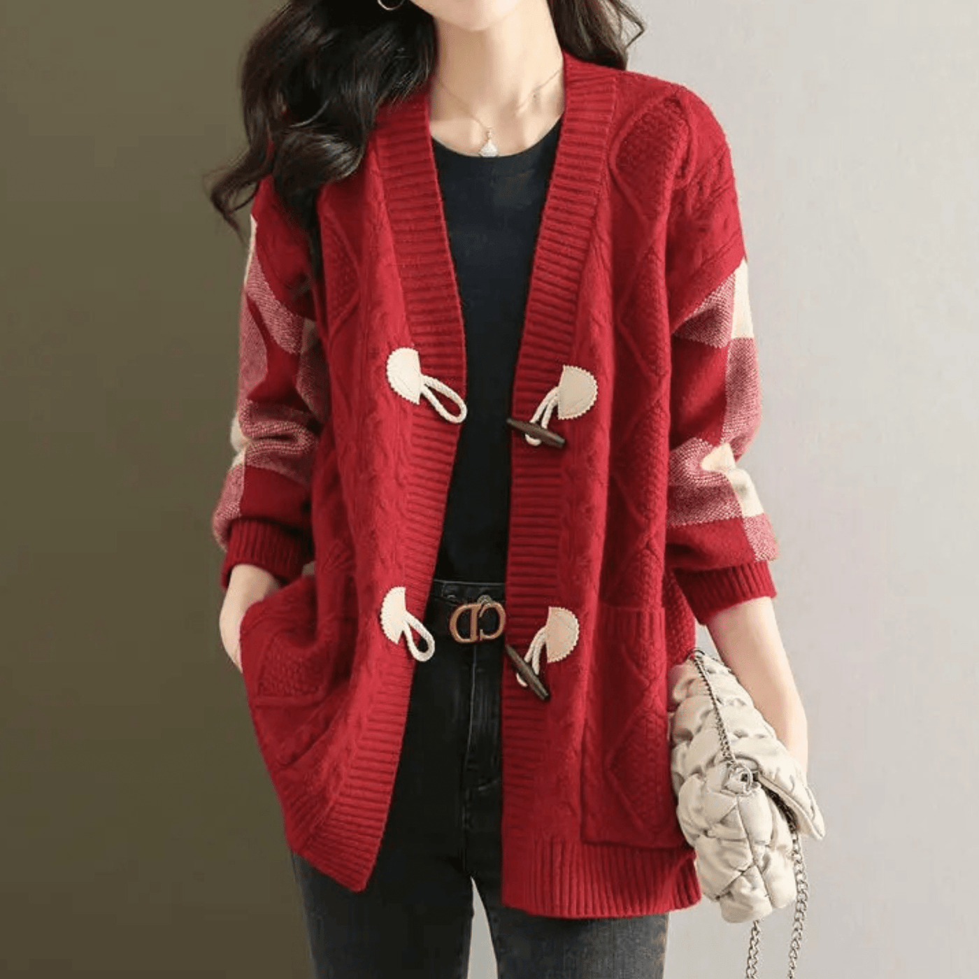 Blaire Eleganter Cardigan mit Taschen für Damen