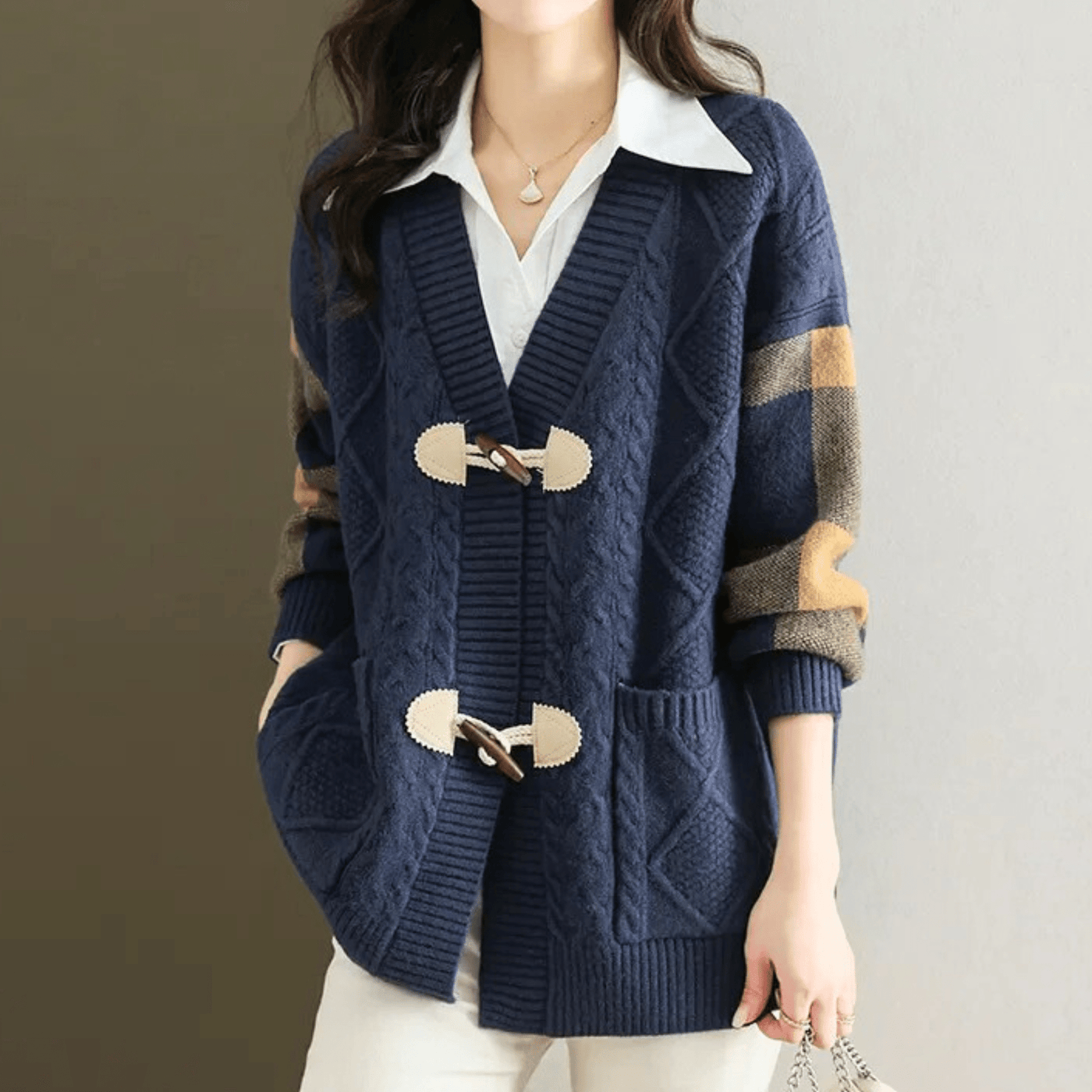 Blaire Eleganter Cardigan mit Taschen für Damen