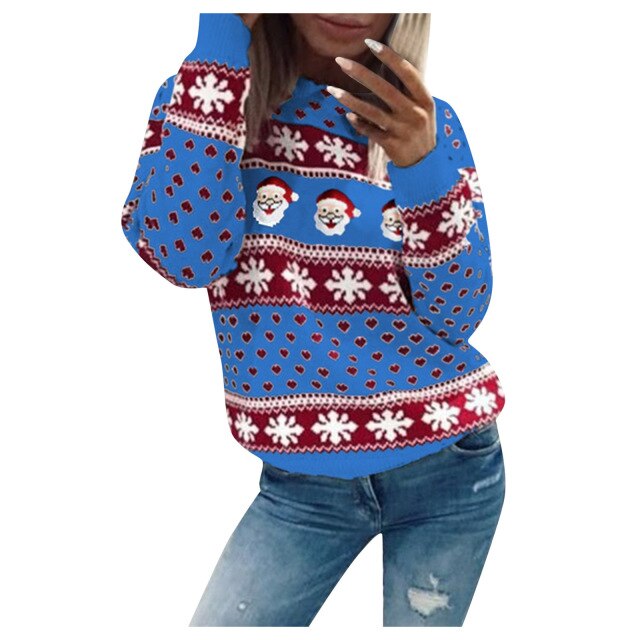 Hailee - festlicher Weihnachtsmann-Pullover
