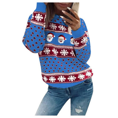 Hailee - festlicher Weihnachtsmann-Pullover