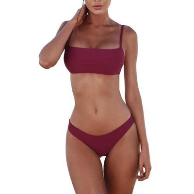 Bikini mit verstellbaren Trägern und flexibler Passform – Kaila