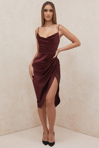 Baylor - Satin Balconnet Kleid Korsett