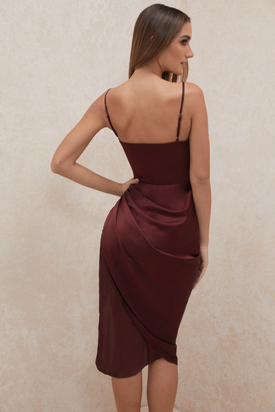 Baylor - Satin Balconnet Kleid Korsett