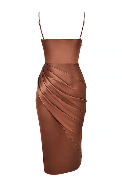Baylor - Satin Balconnet Kleid Korsett
