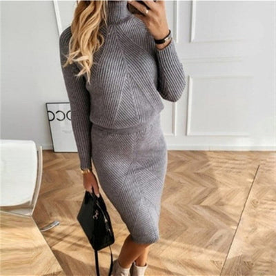 Aicha - Kuscheliges Strickkleid
