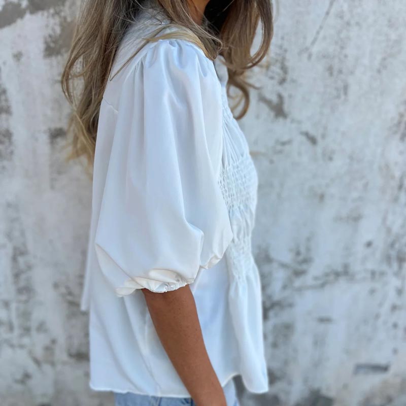 AUKJE - SCHICKE BLUSE IM IBIZA-STIL