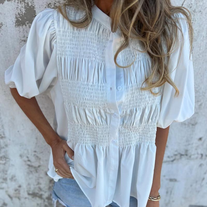 AUKJE - SCHICKE BLUSE IM IBIZA-STIL