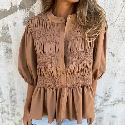 AUKJE - SCHICKE BLUSE IM IBIZA-STIL