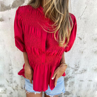 AUKJE - SCHICKE BLUSE IM IBIZA-STIL