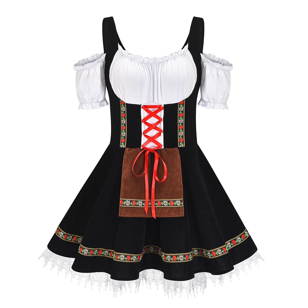 Janina - klassisches Oktoberfest-Dirndlkleid mit kariertem Rock