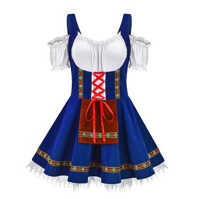 Janina - klassisches Oktoberfest-Dirndlkleid mit kariertem Rock