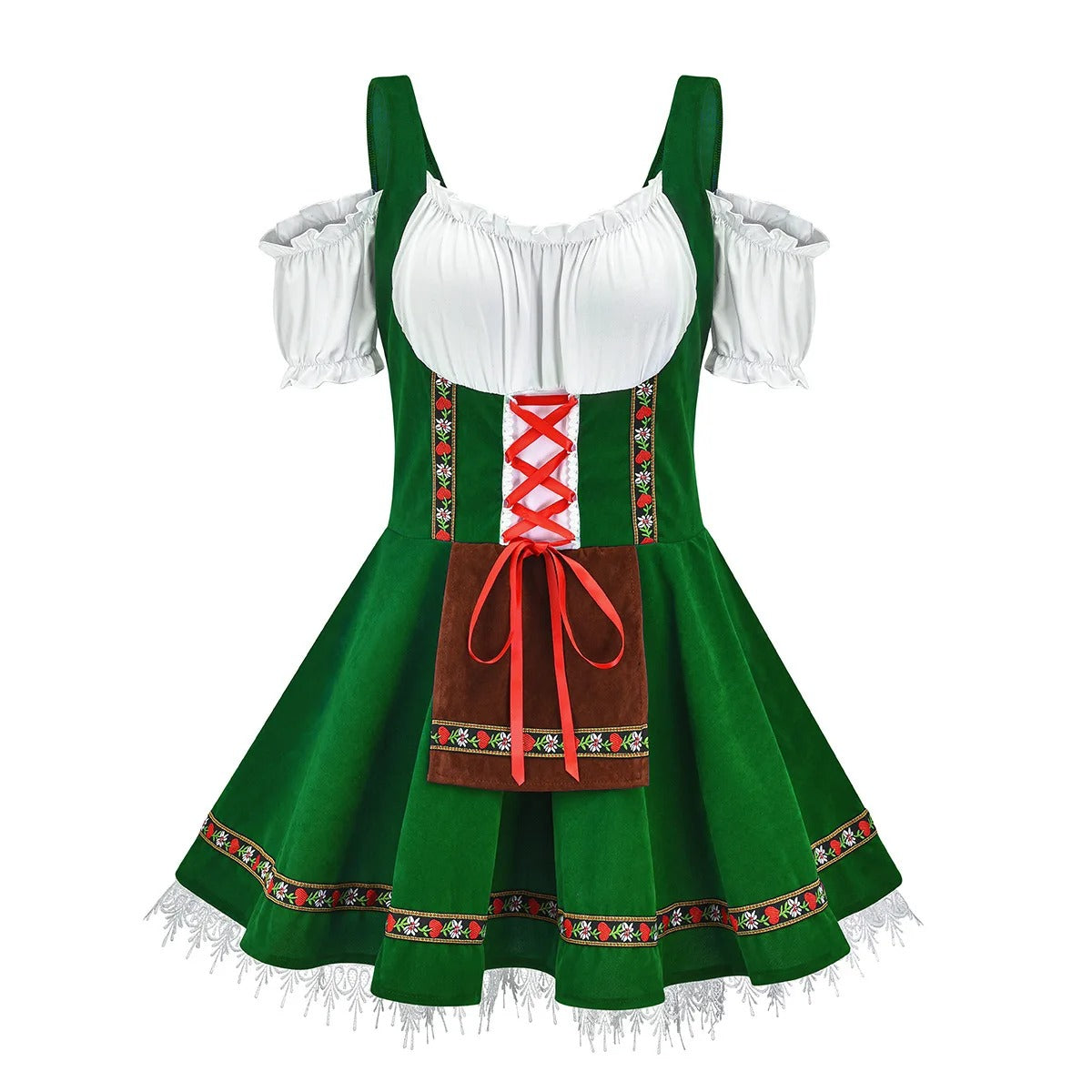 Janina - klassisches Oktoberfest-Dirndlkleid mit kariertem Rock