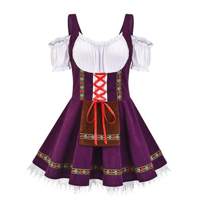 Janina - klassisches Oktoberfest-Dirndlkleid mit kariertem Rock