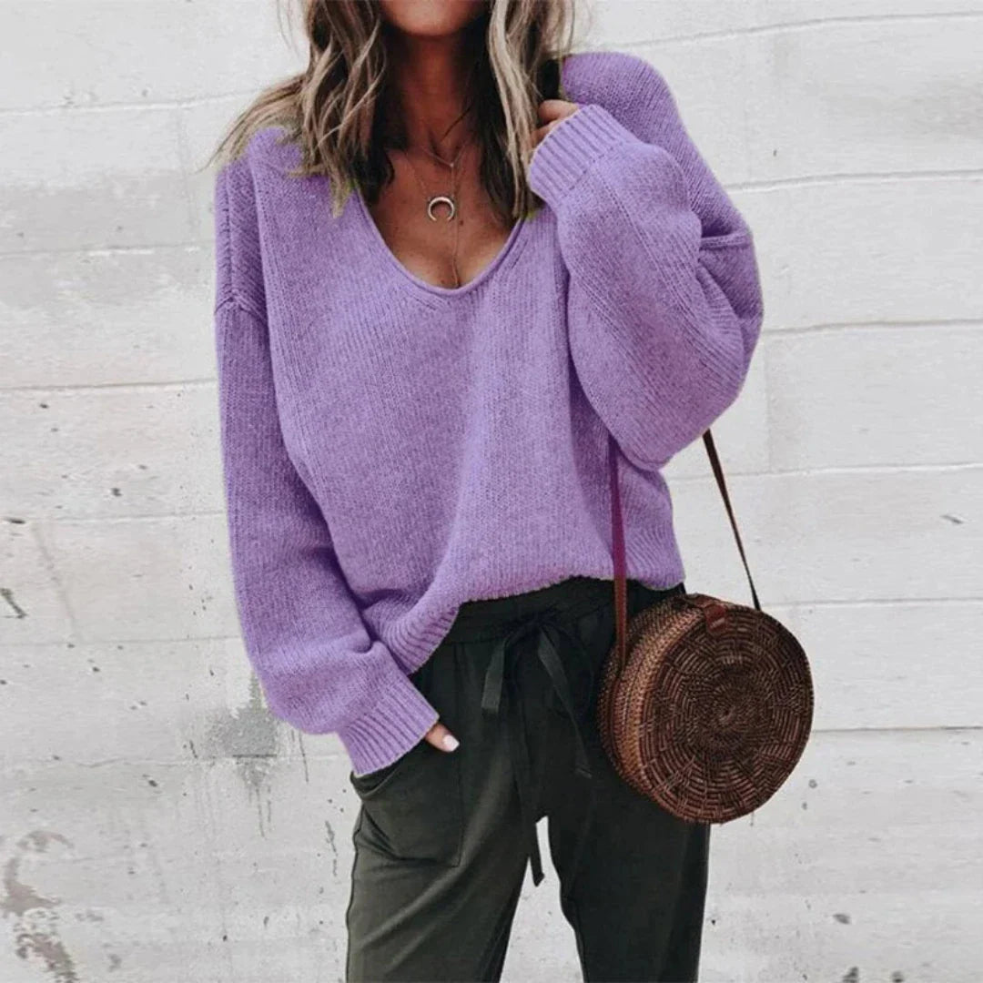 Emiliane | Damen Langarm Pullover | Übergröße