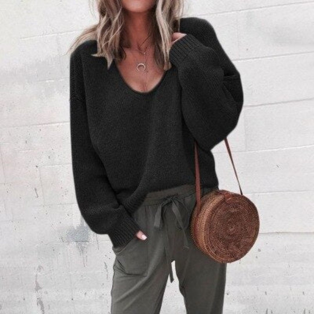 Emiliane | Damen Langarm Pullover | Übergröße